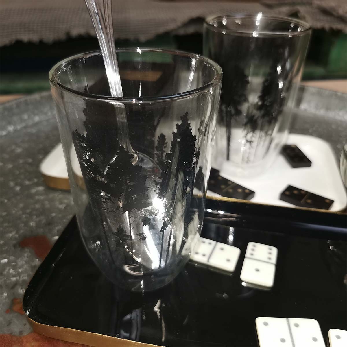 Verre double paroi à boisson en verre borosilicate Muurla - La déco 2B