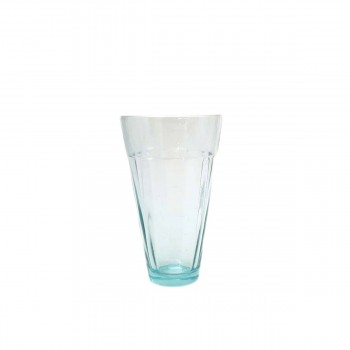 Verre à eau transparent forme conique
