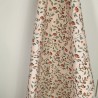 Composition Torchon en coton motifs fleurs rose