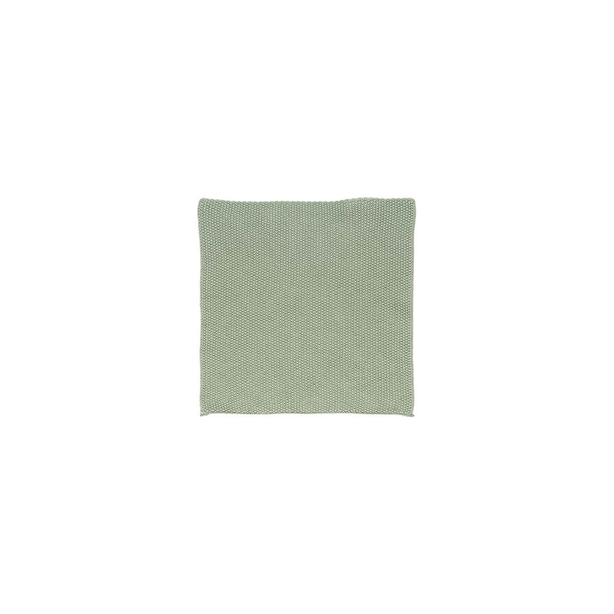 Torchon à main en coton tricoté vert d'eau