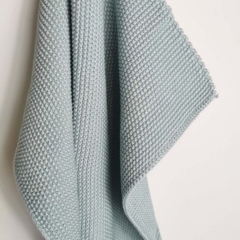 Composition Torchon à vaisselle en coton tricoté vert clair