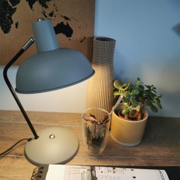 Ambiance déco Lampe de bureau en fer vert