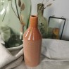 Ambiance déco Vase soliflore en grès terracotta marron