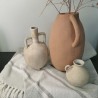 Ambiance déco Vase en terre cuite blanc rustique délavée