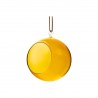 Boule à suspendre en borosilicate ambre 