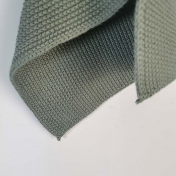 Composition Torchon à main en coton tricoté vert foncé