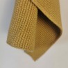Composition torchon à main en coton tricoté jaune