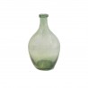 Vase ballon en verre soufflé à la main vert